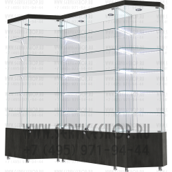 Витрины с накопительной тумбой коллекция Мозель