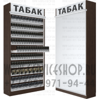 Шкафы для реализации табачных упаковок с рулонными шторками