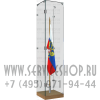 Витрина остекленная для знамени