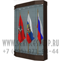 Витрина для демонстрации знамен