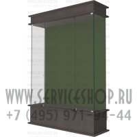 Витрина для трех знамен