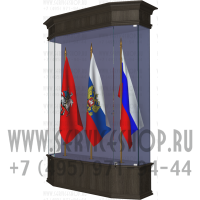 Застекленная витрина для знамен