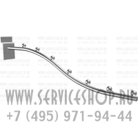 Кронштейн  на экономпанель волна с семью шариками