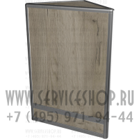 Прилавок угловой из алюминиевого профиля