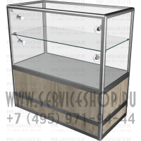 Прилавок застекленный для торговли