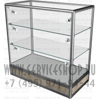 Стеклянный прилавок для торговли
