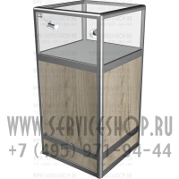 Торговый прилавок с металлическим каркасом