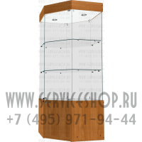 Витрина шестигранная с тумбой