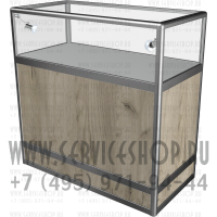 Застекленный прилавок для торговли